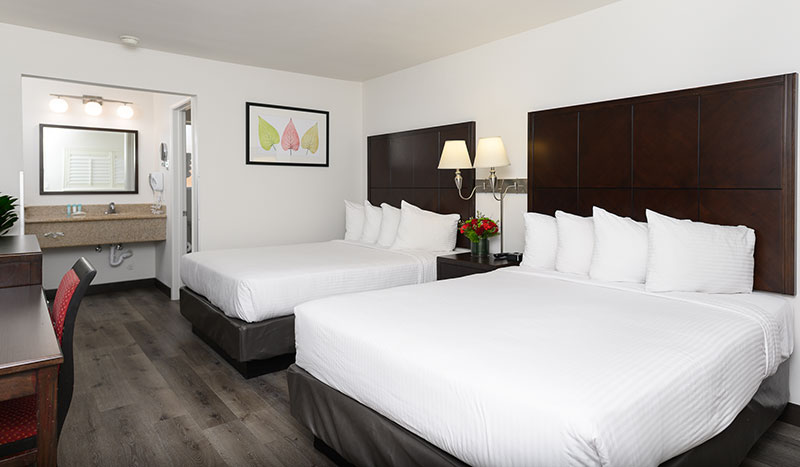 Anaheim Hotel Rooms By Disneyland Alpine Inn Anaheim