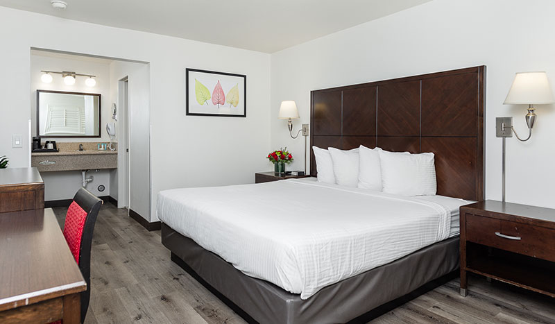 Anaheim Hotel Rooms By Disneyland Alpine Inn Anaheim